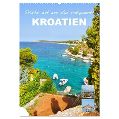 Abbildung von Erlebe mit mir das entspannte Kroatien (Wandkalender 2025 DIN A2 hoch), CALVENDO Monatskalender