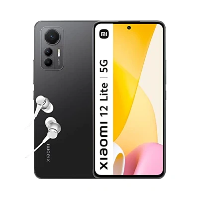 Abbildung von Xiaomi 12 Lite 5G Smartphone+Kopfhörer, 8+256GB Handy ohne Vertrag, 6.55 120Hz AMOLED Display, 108MP Dreifach Kamera, 4300mAh, 67W Turbo Charging, Black (DE Version + 2 Jahre Garantie)