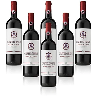 Abbildung von Italienischer Rotwein Chianti Classico DOCG Castelgreve Castelli del Grevepesa (6 flaschen 75 cl.)