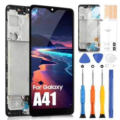 Abbildung von für Samsung Galaxy A41 LCD Display, SM A415F/DSN, A415F/DSM, A415F, A415F/DS, SCV48, SC 41A 6,1&quot; Touchscreen Digitazer Assembly mit Werkzeugen