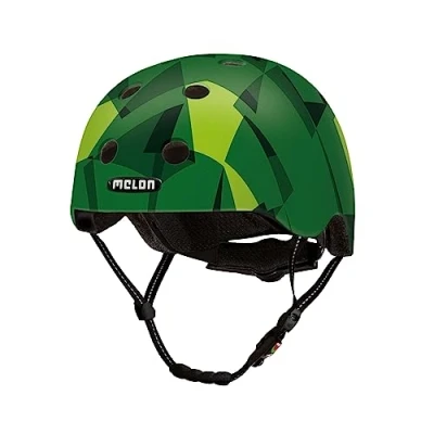 Abbildung von Melon Fahrradhelm Green Mamba (matte), super leicht, Magnetverschluss, größenverstellbar, mehr als 50 Designs