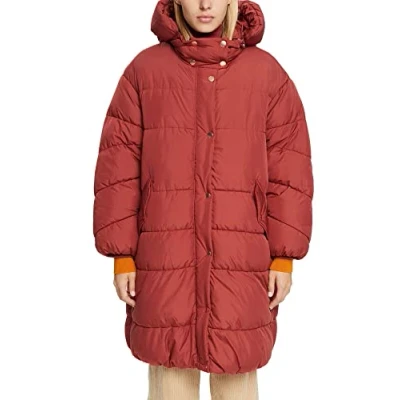 Abbildung von ESPRIT Damen 092CC1G301 Jacke, 805/TERRACOTTA, XXL