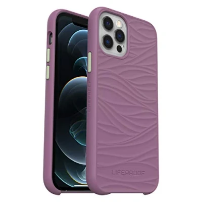 Abbildung von LifeProof Wake Hülle für iPhone 12 / Pro, stoßfest, Sturzschutz bis 2 Meter, schlanke schützende Hülle, Nachhaltig hergestellt aus recyceltem Ozeanplastik, Lila