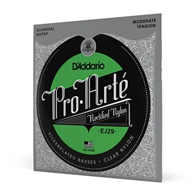 Abbildung von D&#039;Addario Gitarrensaiten Konzertgitarre Akustikgitarre Akustik Gitarre Saiten Classical Guitar Strings EJ29 Satz 027&#039; 042&#039;