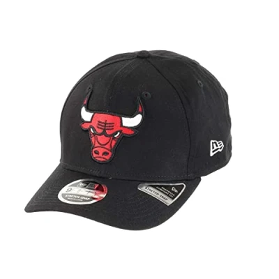 Abbildung von New Era Chicago Bulls NBA Team Colour Black 9Fifty Stretch Snapback Cap S M (6 3/8 7 1/4)