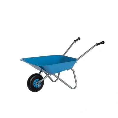 Abbildung von rolly Toys Metallschubkarre/Kinderschubkarre blau