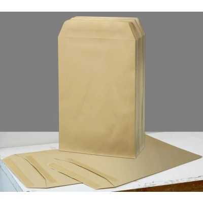 Abbildung von MAILmedia Versandtaschen DIN C4 selbstklebend Natron braun 90 g/m²