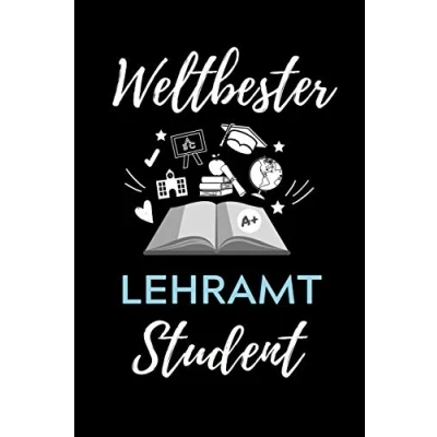 Abbildung von WELTBESTER Lehramt STUDENT: A5 Geschenkbuch LINIERT für Studenten Geschenkidee zum Geburtstag Studienbeginn Erstes Semester Schulabschluss Lehrer Abitur