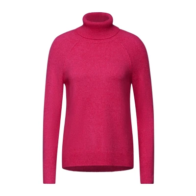 Abbildung von Cecil Rollkragen Strickpullover, Damen, Größe: XL, Rot