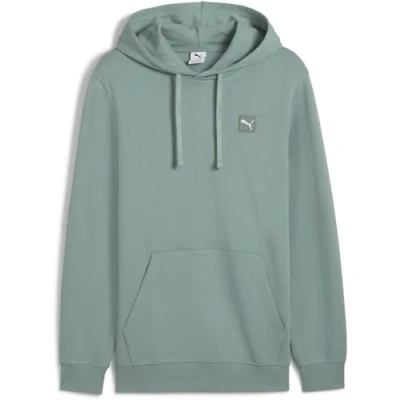 Abbildung von Puma Elevated Hoodie Sweatshirt, Herren, Größe: Small, Green moon