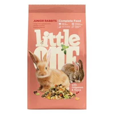 Abbildung von Little One Zwergkaninchenfutter 900 g Alleinfutter für Junge Zwergkaninchen bis 6 Monate Ausgewogene Ernährung Wachstum &amp; Wohlbefinden Reich an wichtigen Vitaminen