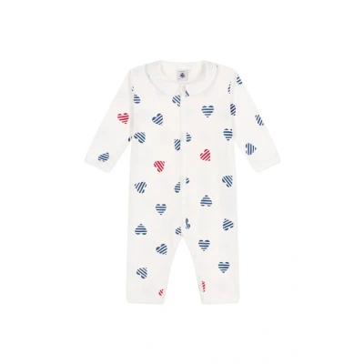 Abbildung von Petit Bateau Unisex Baby A0CSU Gut schlafen ohne Füße, Weiß/Mehrfarbig, 3 Monate