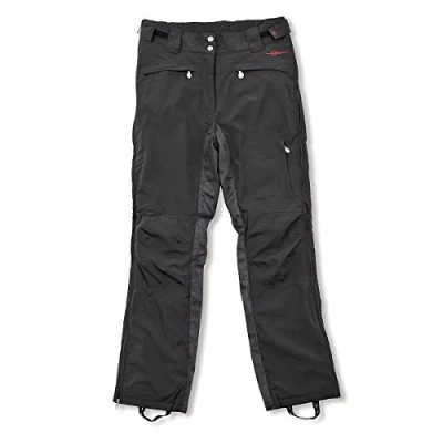 Abbildung von Kerbl Erwachsene Reithose Alaska Thermo Überzugshose Softshell, Schwarz, M