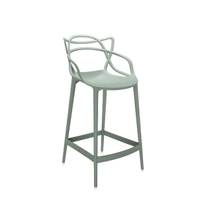 Abbildung von Kartell Masters Stool Hocker, Grün Sauge, H.75