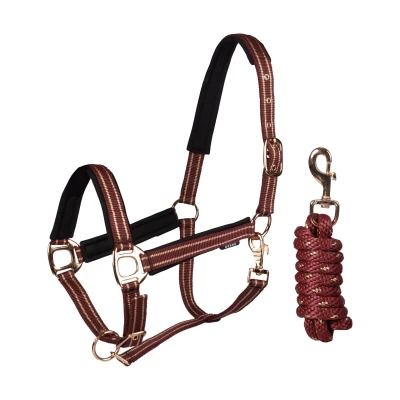 Abbildung von Horka Halfterset Deluxe Bordeaux