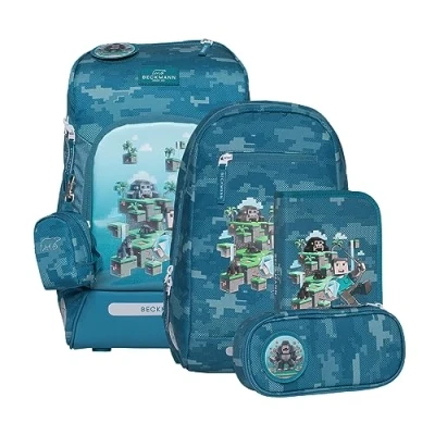 Abbildung von Beckmann of Norway Active AIR FLX 6TEILIGES SET Schulranzen für Kinder, Größe: One Size, Green