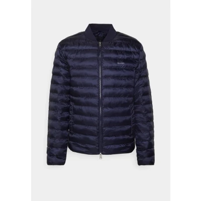 Abbildung von GANT Light Padded Jacket Bomberjacke, Herren, Größe: 5XL, Evening blue