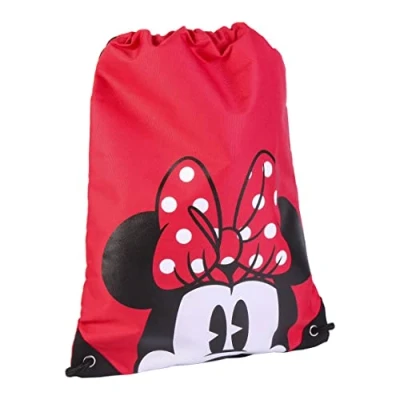 Abbildung von CERDÁ LIFE&#039;S LITTLE MOMENTS Bolsa Mochila Cuerdas Infantil de Minnie Mouse Licencia Oficial Disney, Saco Unisex niños, Rojo, Pequeño