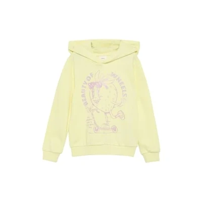 Abbildung von s.Oliver Kapuzenpullover für Kinder, Größe: 104/110, Helles zitrone