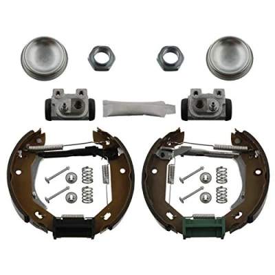 Abbildung von FEBI BILSTEIN 37522 Bremsensatz, Trommelbremse Hinterachse mit Radbremszylinder, Zubehör, Anbaumaterial PEUGEOT: 306 Schrägheck, Cabrio
