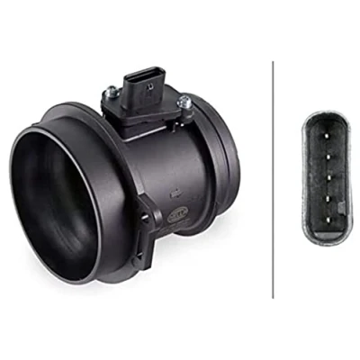 Abbildung von HELLA 8ET 358 095 381 Luftmassenmesser ohne Dichtung AUDI: A6 C6 Avant, A5 B8 Sportback, Coupe, VOLKSWAGEN: Touareg II, I
