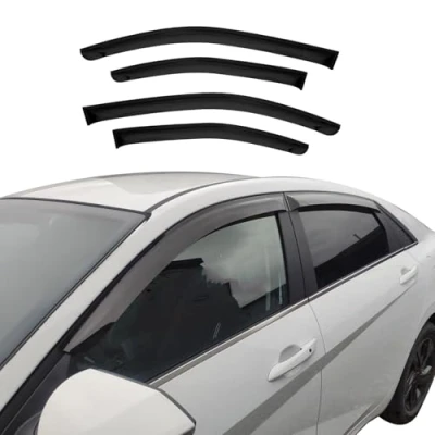 Abbildung von 4x Windabweiser Regenabweiser kompatibel mit Skoda Octavia 2019 2024 Acryl Dunkel