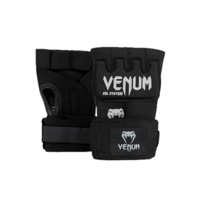 Abbildung von Venum, Kontact Gel Handschuh Wraps, Herren, L, Schwarz/Silber