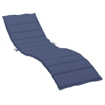 Abbildung von vidaXL Sonnenliegen Auflage, Liegenauflage mit Schaumstofffasern, rutschfest Polsterauflage für Gartenliegen Liegestuhl, Marineblau Oxford Gewebe