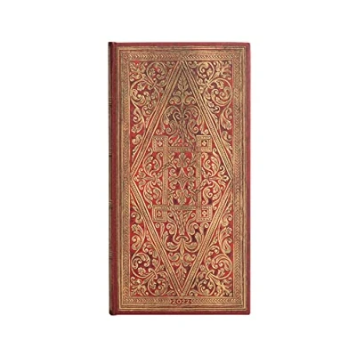Abbildung von Paperblanks 12 Monatskalender 2022 Goldener Pfad, Horizontal Slim (180 x 95) 160p