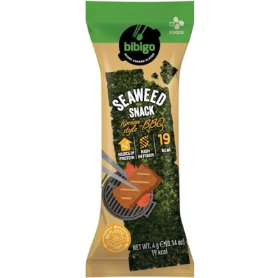 Abbildung von BIBIGO Seealgen Snack, gewürzt, Korean BBQ 6 x 4 g