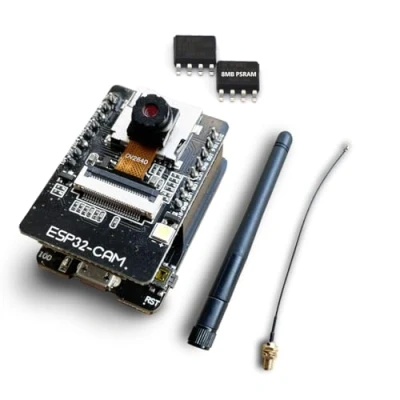 Abbildung von ESP32 CAM Entwicklungsplatine, 8 MB PSRAM, WiFi/Bluetooth, OV2640, internes 520 KB SRAM, Unterstützung für Lwip, FreeRTOS, Arduino