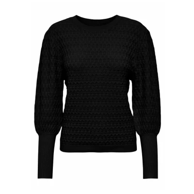 Abbildung von ONLY Onlfaye LIFE Strickpullover, Damen, Größe: XS, Black