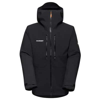 Abbildung von Mammut Taiss Hooded Hardshelljacke, Herren, Größe: Small, Black