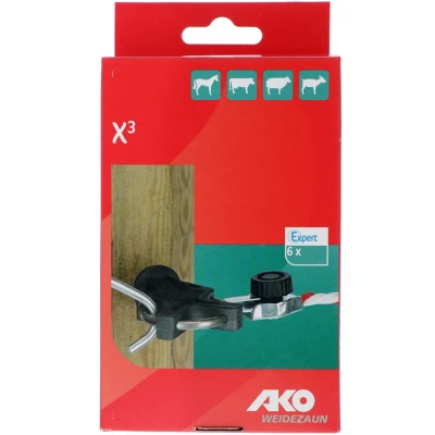 Abbildung von Kerbl Torisolator X3 Verzinkte Blase Schwarz 6 stücks
