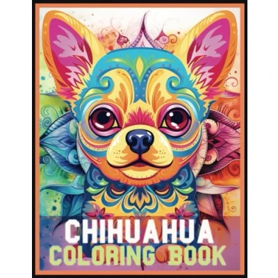 Abbildung von Chihuahua Coloring Book: Stress Relieving Book for Adults Relaxation, mandala Gifts Women and men (Dogs, Band 4)