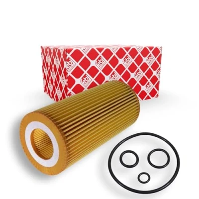 Abbildung von FEBI BILSTEIN 101328 Ölfilter mit Dichtring Filtereinsatz MERCEDES BENZ: S Klasse Limousine, G SUV, Coupe