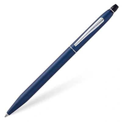 Abbildung von Cross Click Kugelschreiber (Druckmechanik, Schreibfarbe: schwarz) blau Lack, 1 Stück (1er Pack)