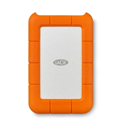 Abbildung von LaCie Rugged Mini 2TB tragbare externe Festplatte, 2.5 Zoll, PC &amp; Mac, inkl. USB C w/o A Kabel, 2 Jahre Rescue Service, Modellnr.: LAC9000298