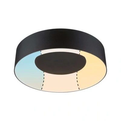 Abbildung von Paulmann 710.96 LED Deckenleuchte Casca IP44 White Switch 1500lm 230V 16W Schwarz matt