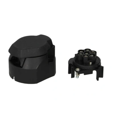 Abbildung von ACPS ORIS 022 434 Anhängersteckdose 7 PVC mit Spritzwasserschutz, integriertem Abschaltkontakt 11446