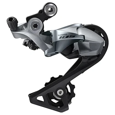 Abbildung von Shimano Unisex Erwachsene 105 Schaltwerk, Silber, 11 Fach