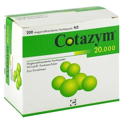 Abbildung von Cotazym 20.000 Pellets magensaftresisten 200 St