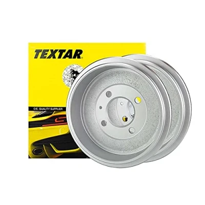 Abbildung von TEXTAR 94045600 Bremstrommel ohne Radlager, Radbefestigungsbolzen, Radnabe 271 FORD: Transit Courier Kastenwagen, B Max, Tourneo