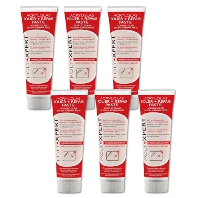 Abbildung von PolyXpert Polier + Repair Paste 75ml Tube für Acrylglas und Kunststoffe von Burnus Care (6)