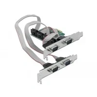 Abbildung von PCI Express Karte zu 4 x Seriell RS 232, Schnittstellenkarte