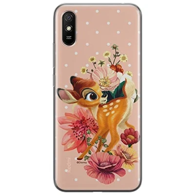 Abbildung von ERT GROUP Handyhülle für Xiaomi REDMI 9A Original und offiziell Lizenziertes Disney Muster Bambi 014 optimal an die Form des Handy angepasst, hülle aus TPU