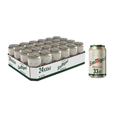 Abbildung von San Miguel Especial Dose DPG Bierpaket, EINWEG (24 x 0.33 l)
