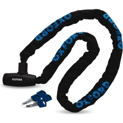 Abbildung von Oxford GP Chain Lock 1.5 m Kettenschloss ummantelt Motorrad Diebstahlschutz Schlösser