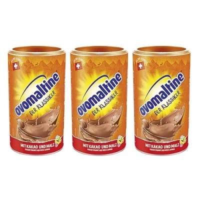 Abbildung von Ovomaltine Getränkepulver Dose, 3er Pack (3 x 500 g)