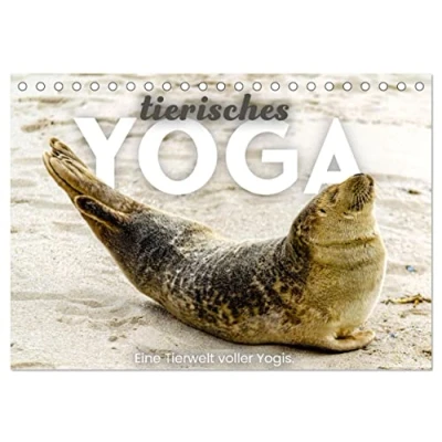 Abbildung von Tierisches Yoga Eine Tierwelt voller Yogis. (Tischkalender 2025 DIN A5 quer), CALVENDO Monatskalender